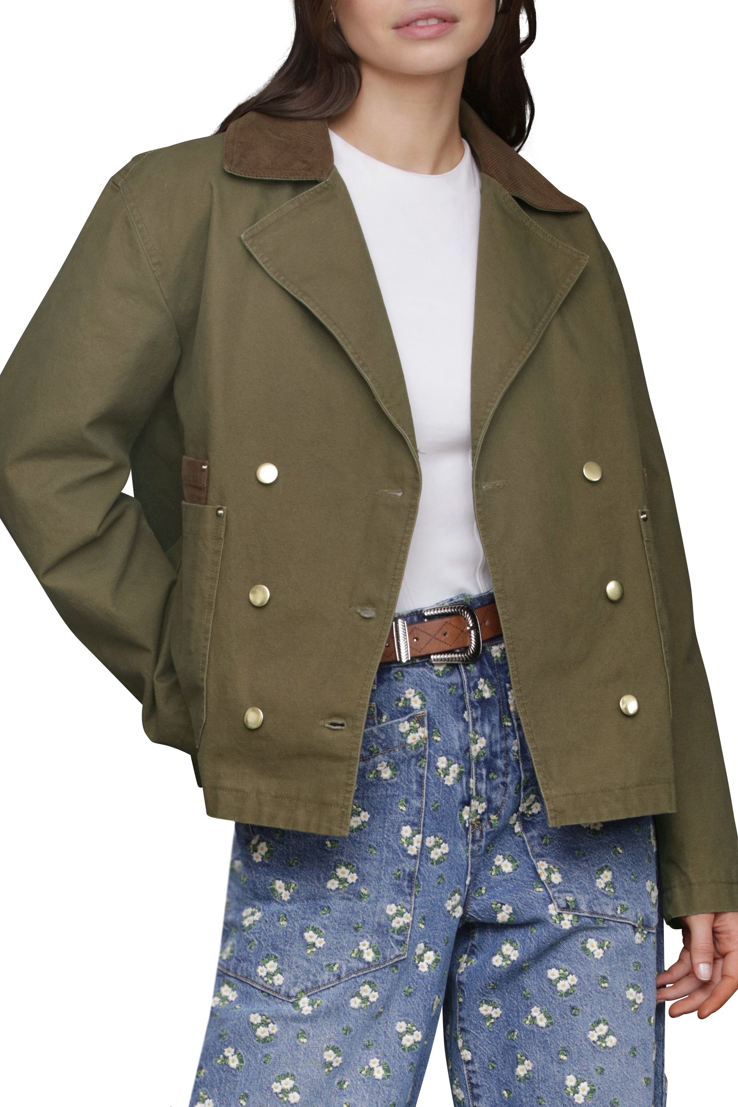 Cotton Utility Jacket Avec Les Filles 