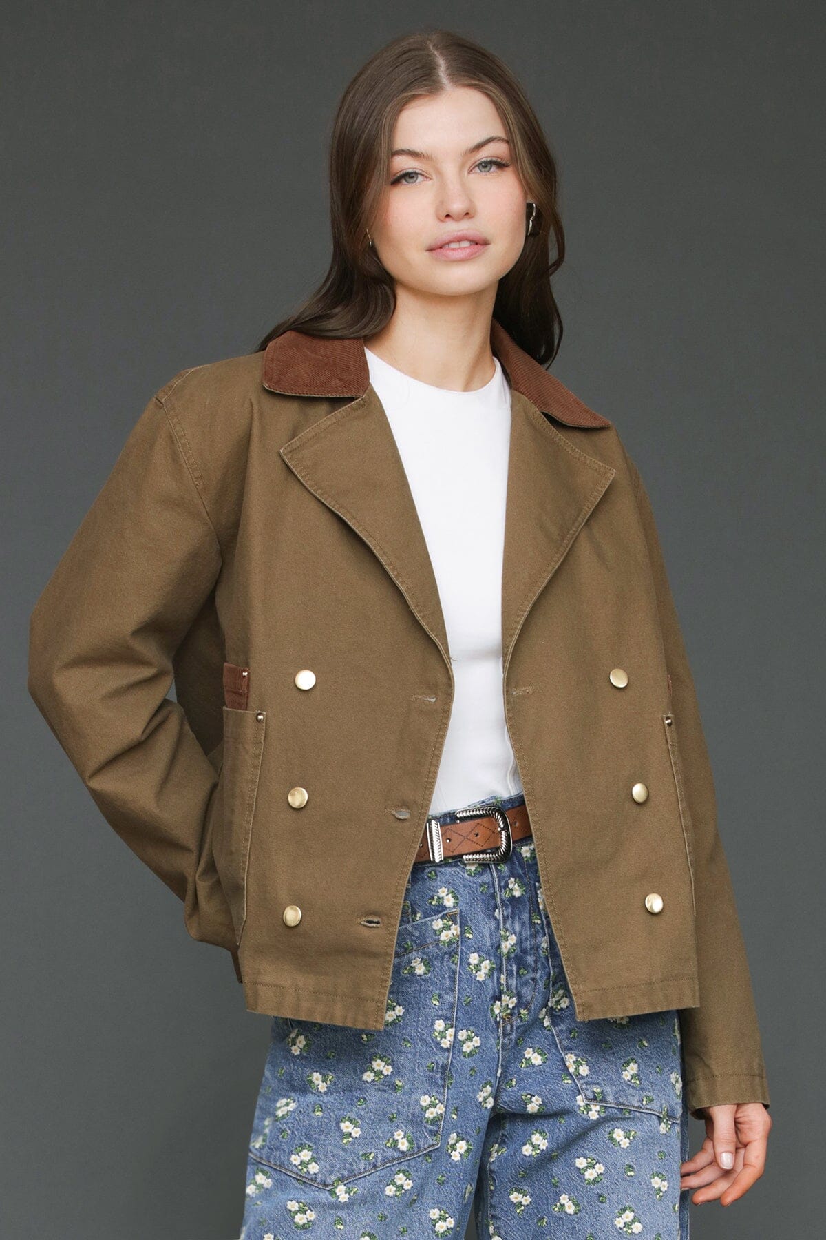 Cotton Utility Jacket Coats & Jackets Avec Les Filles Thyme XS 