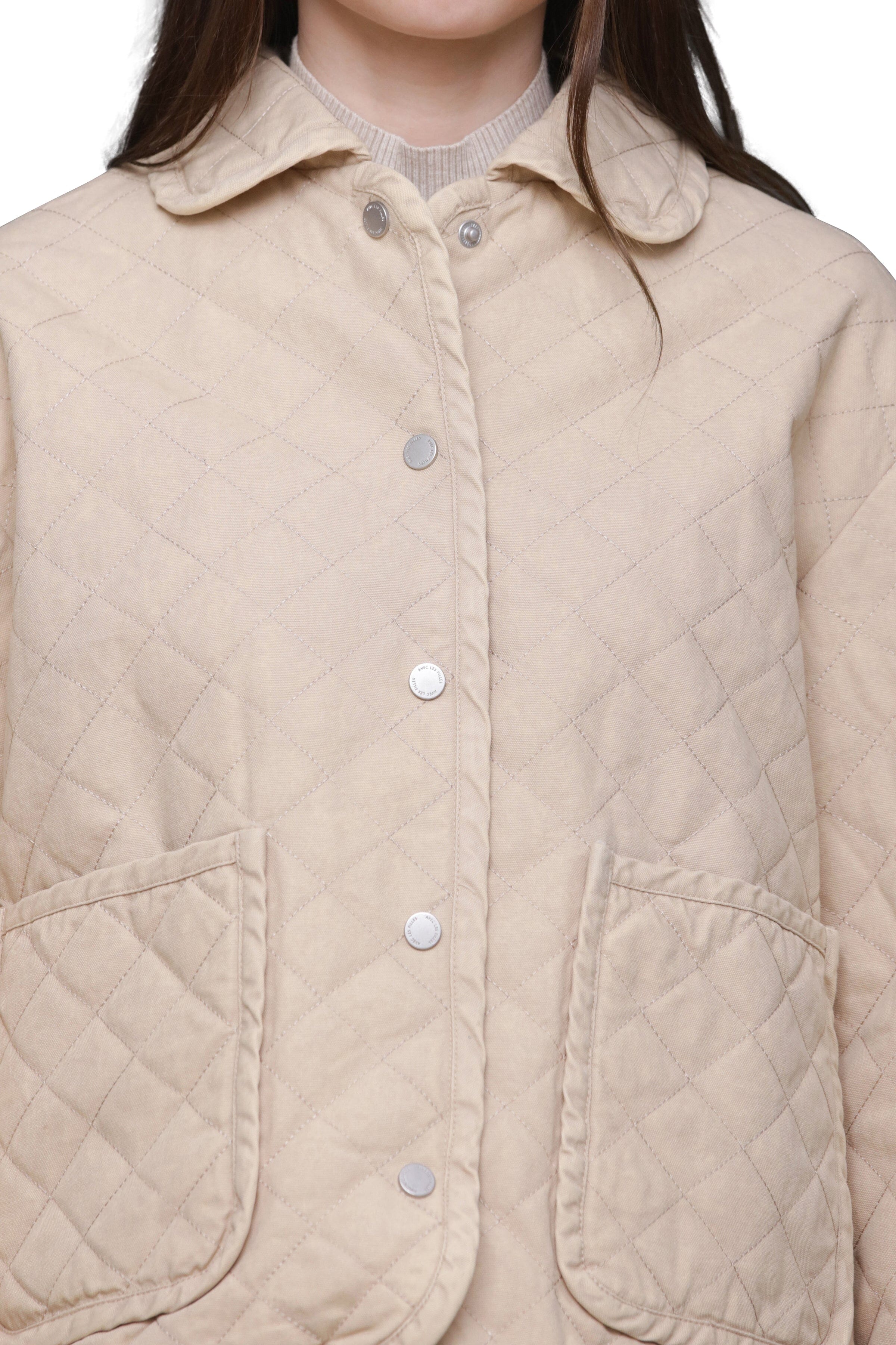 Quilted Cotton Field Jacket Coats & Jackets Avec Les Filles 