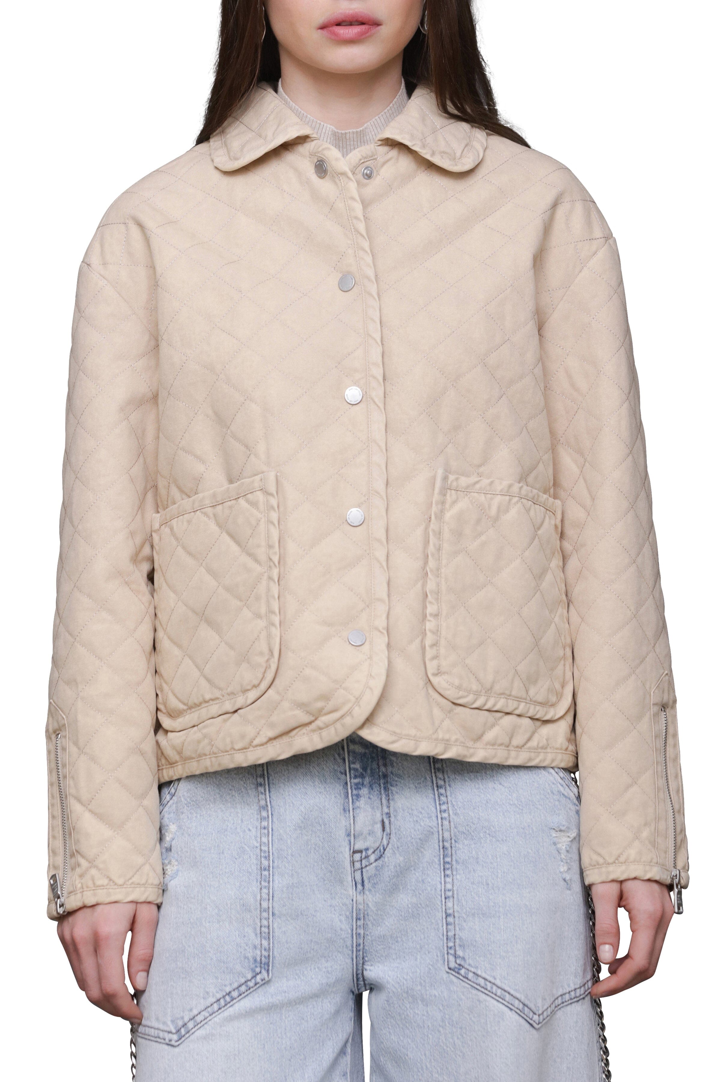 Quilted Cotton Field Jacket Coats & Jackets Avec Les Filles 