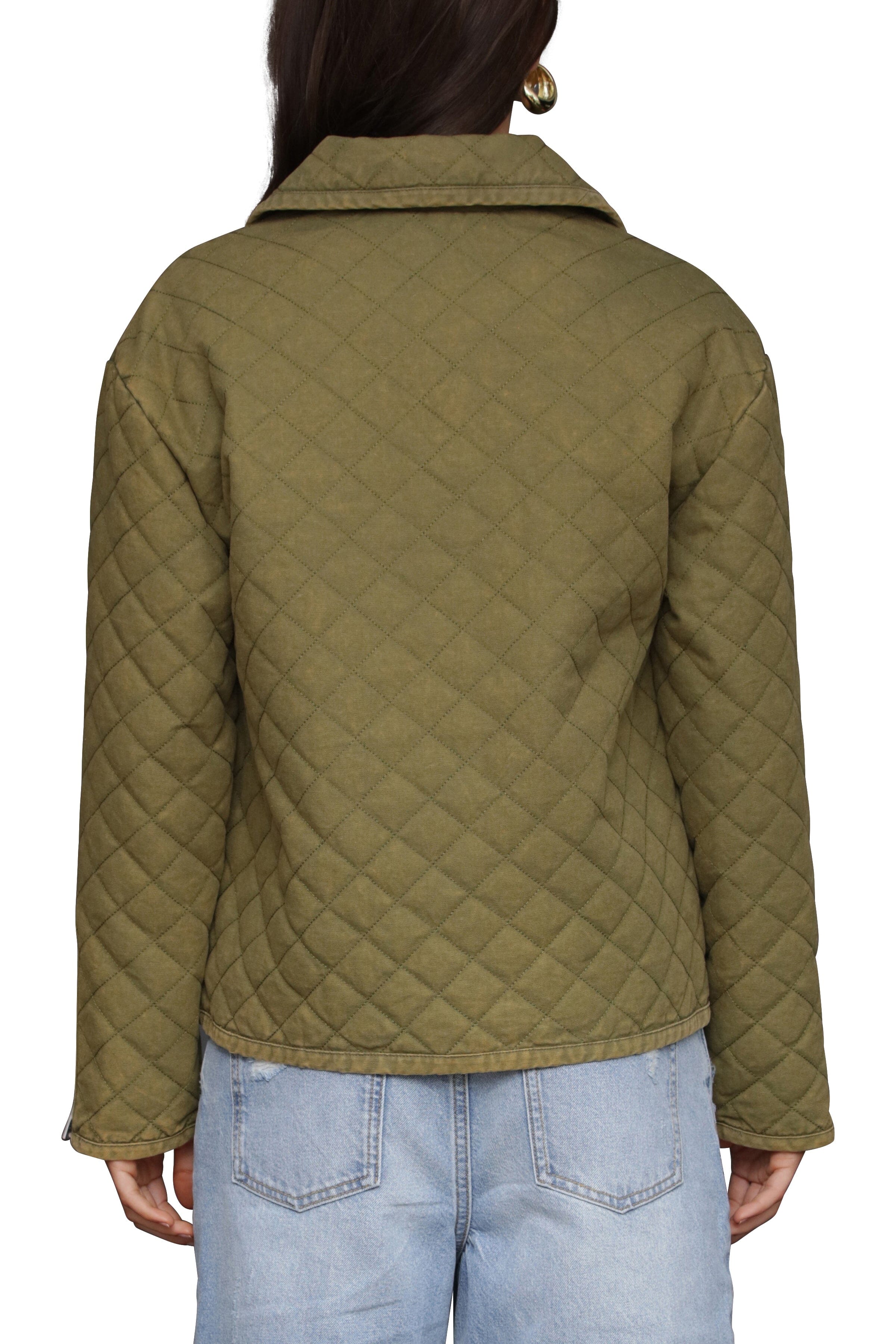 Quilted Cotton Field Jacket Coats & Jackets Avec Les Filles 
