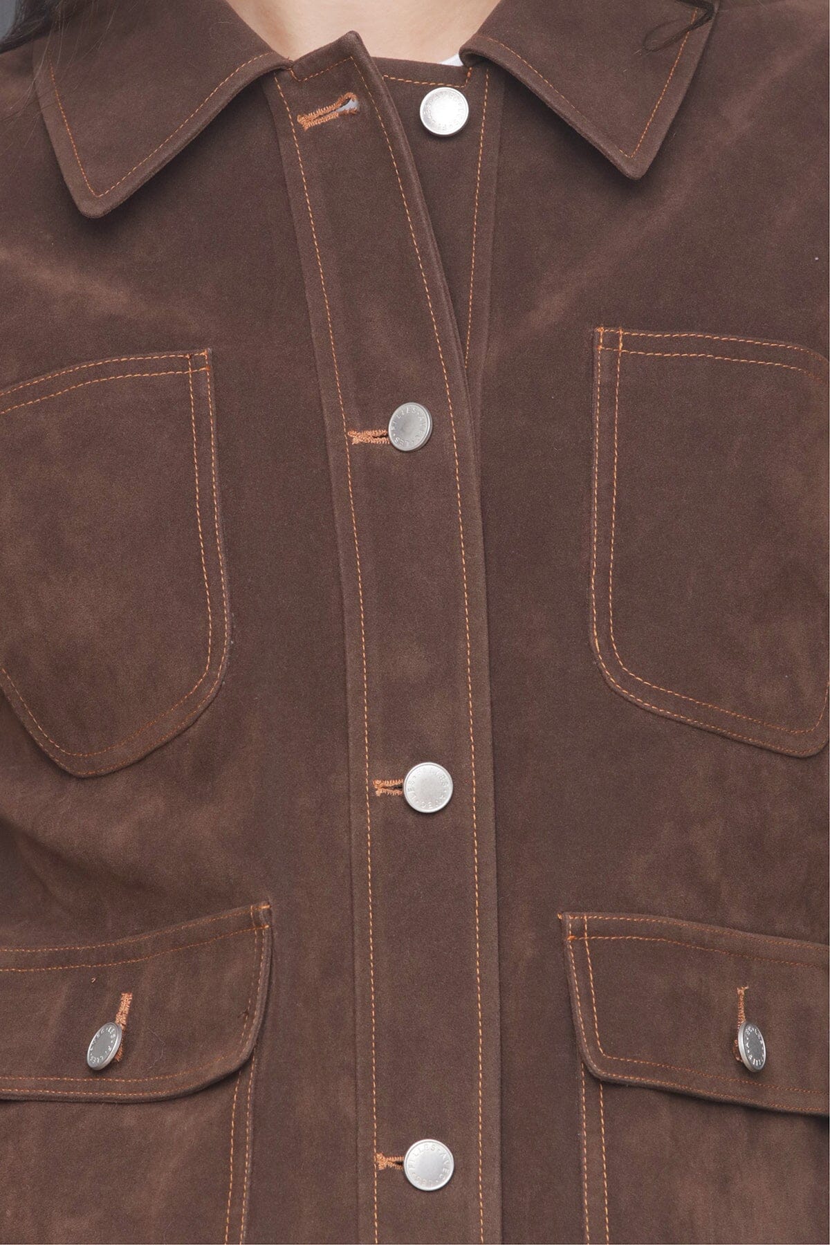 Faux Suede Barn Jacket Coats & Jackets Avec Les Filles 