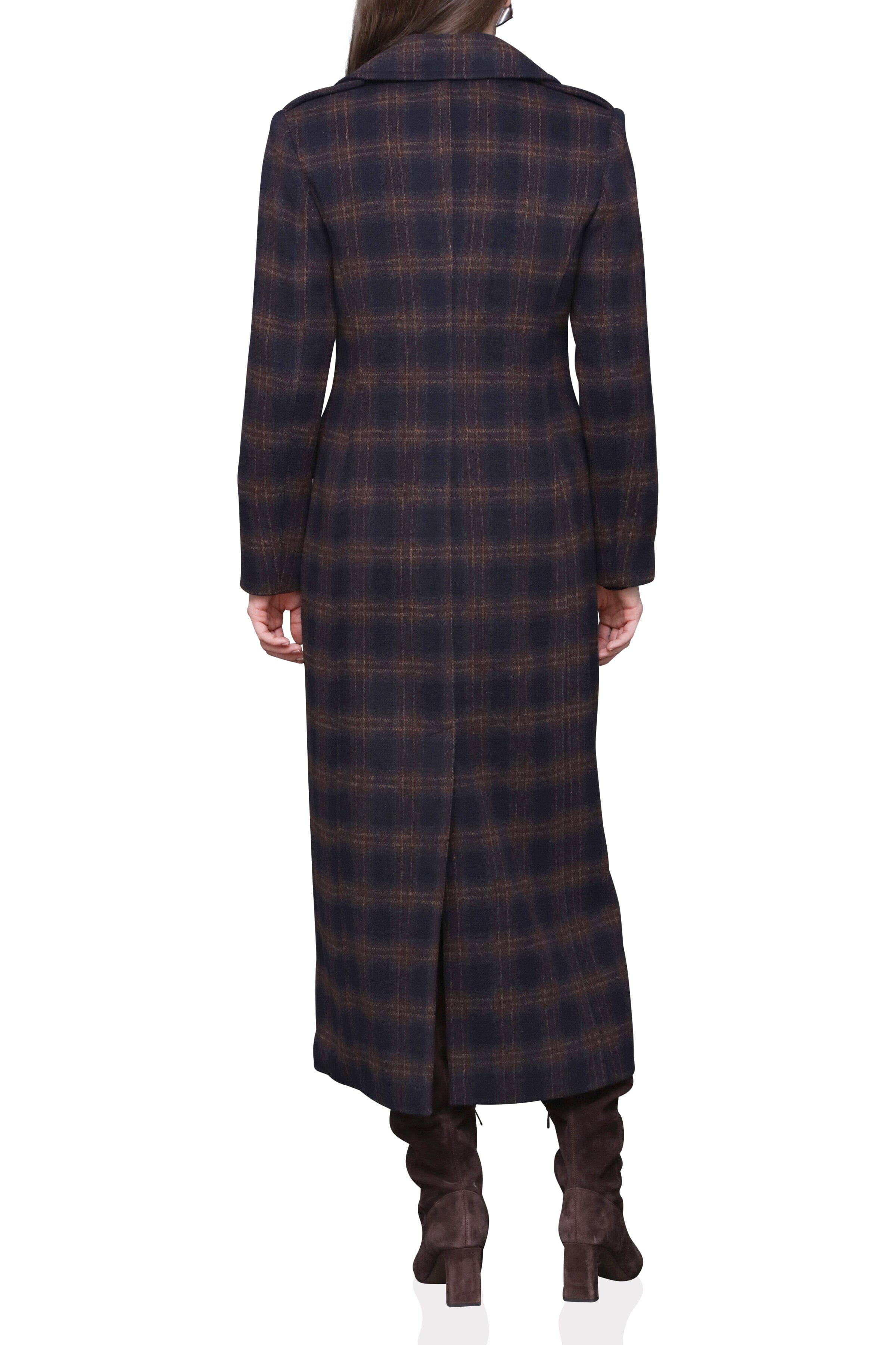 Maxi Double Breasted Coat Avec Les Filles 