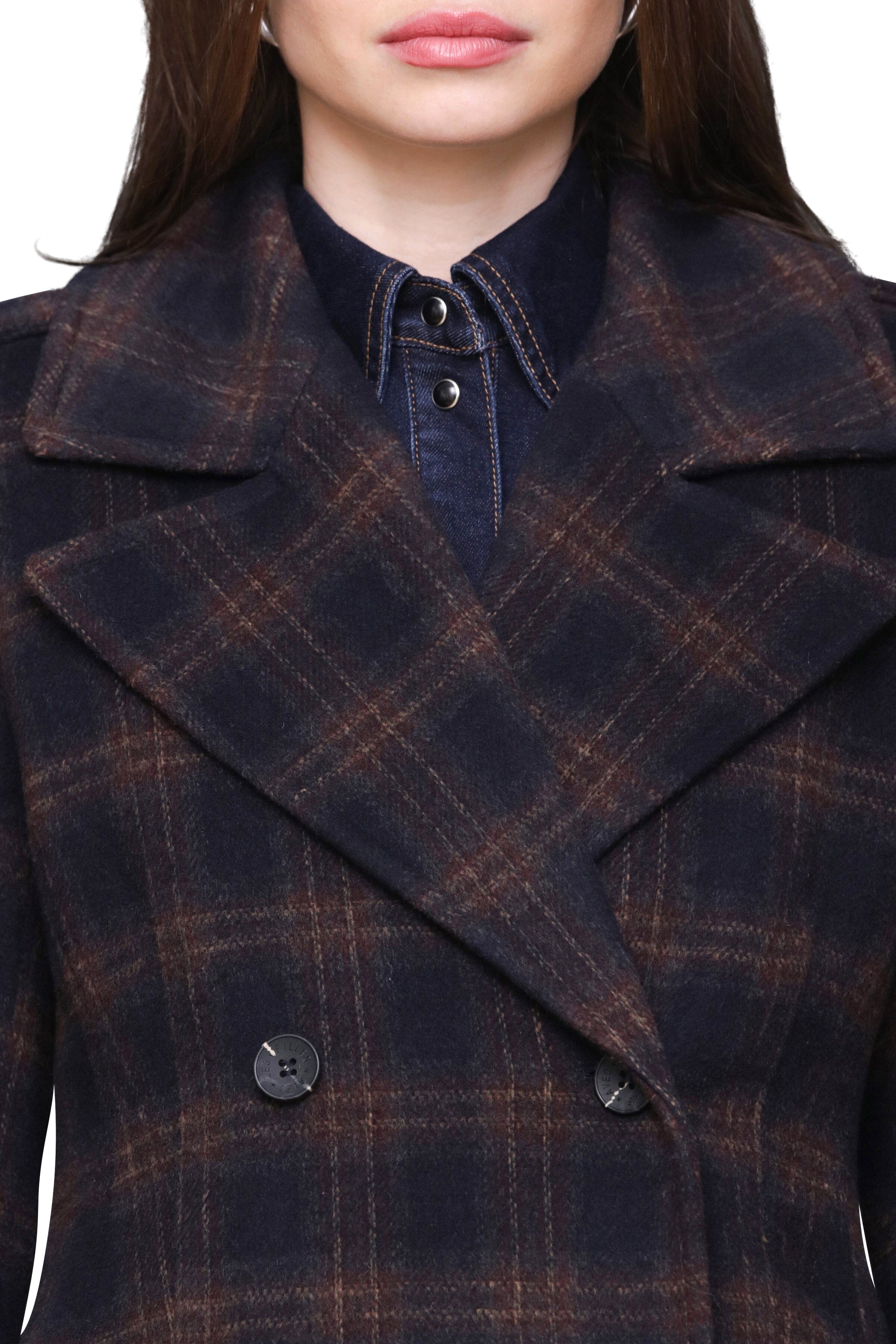 Maxi Double Breasted Coat Avec Les Filles 