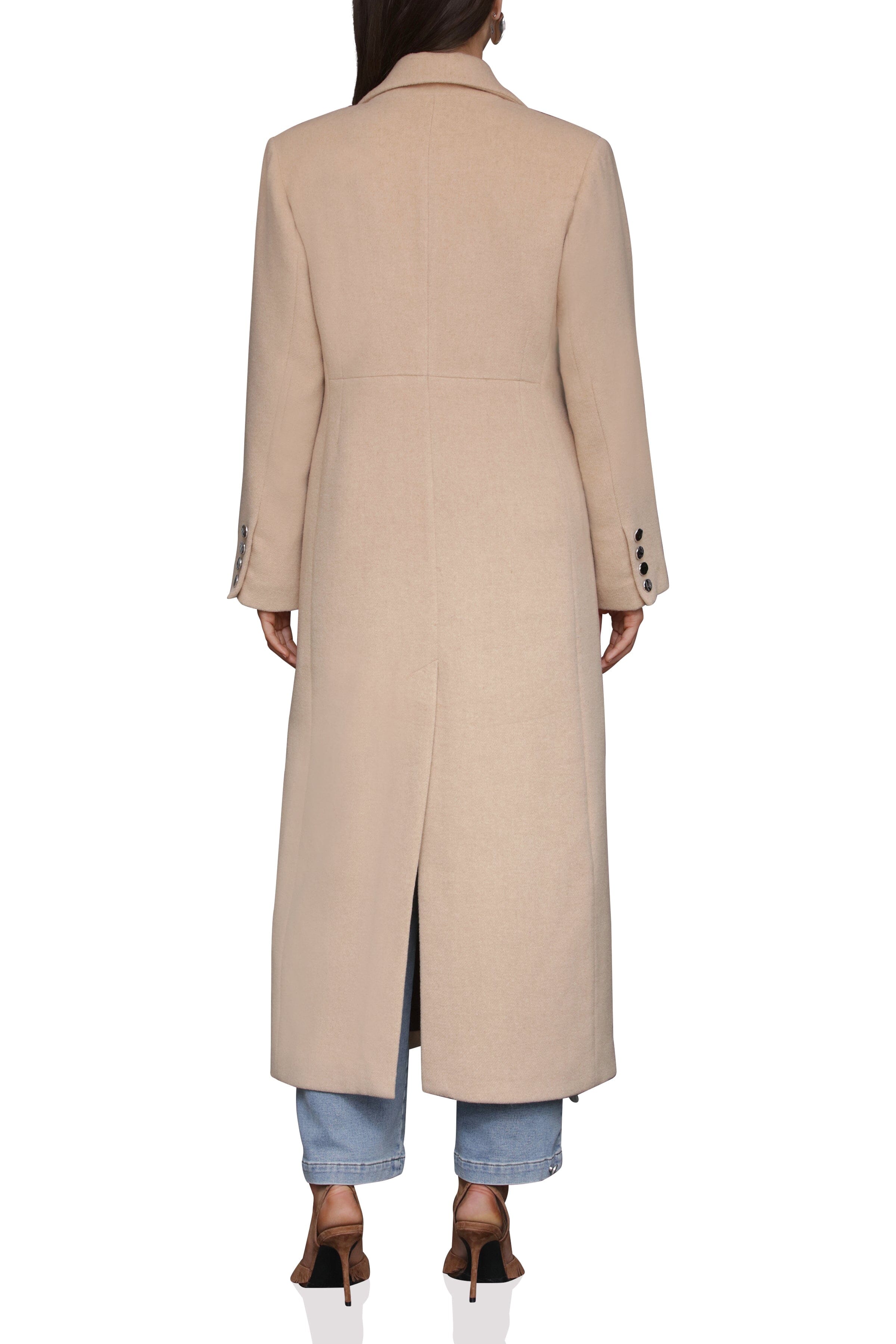 084964 Coat Strong Shoulder Tailored Bagatelle 