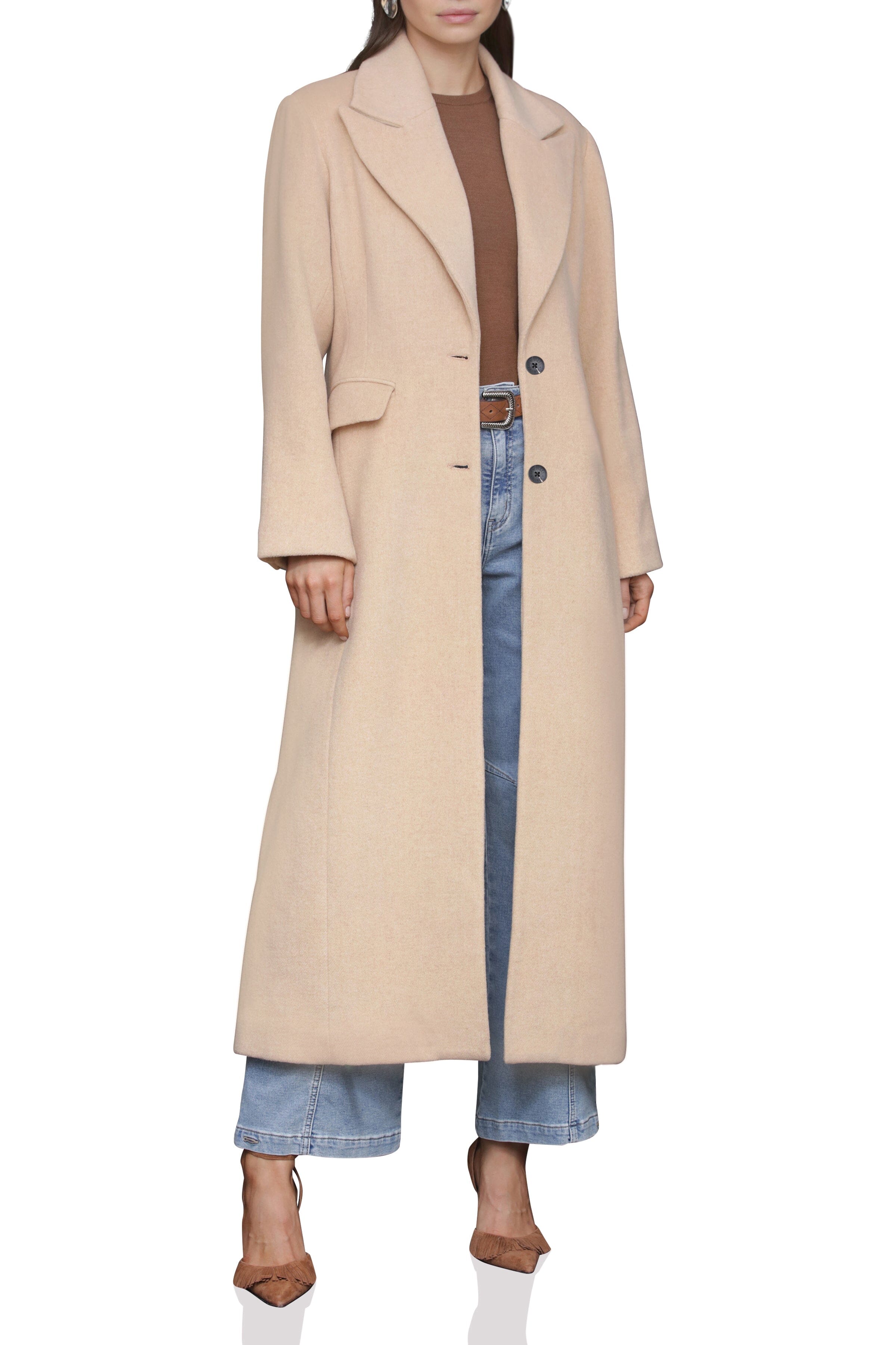 084964 Coat Strong Shoulder Tailored Bagatelle 