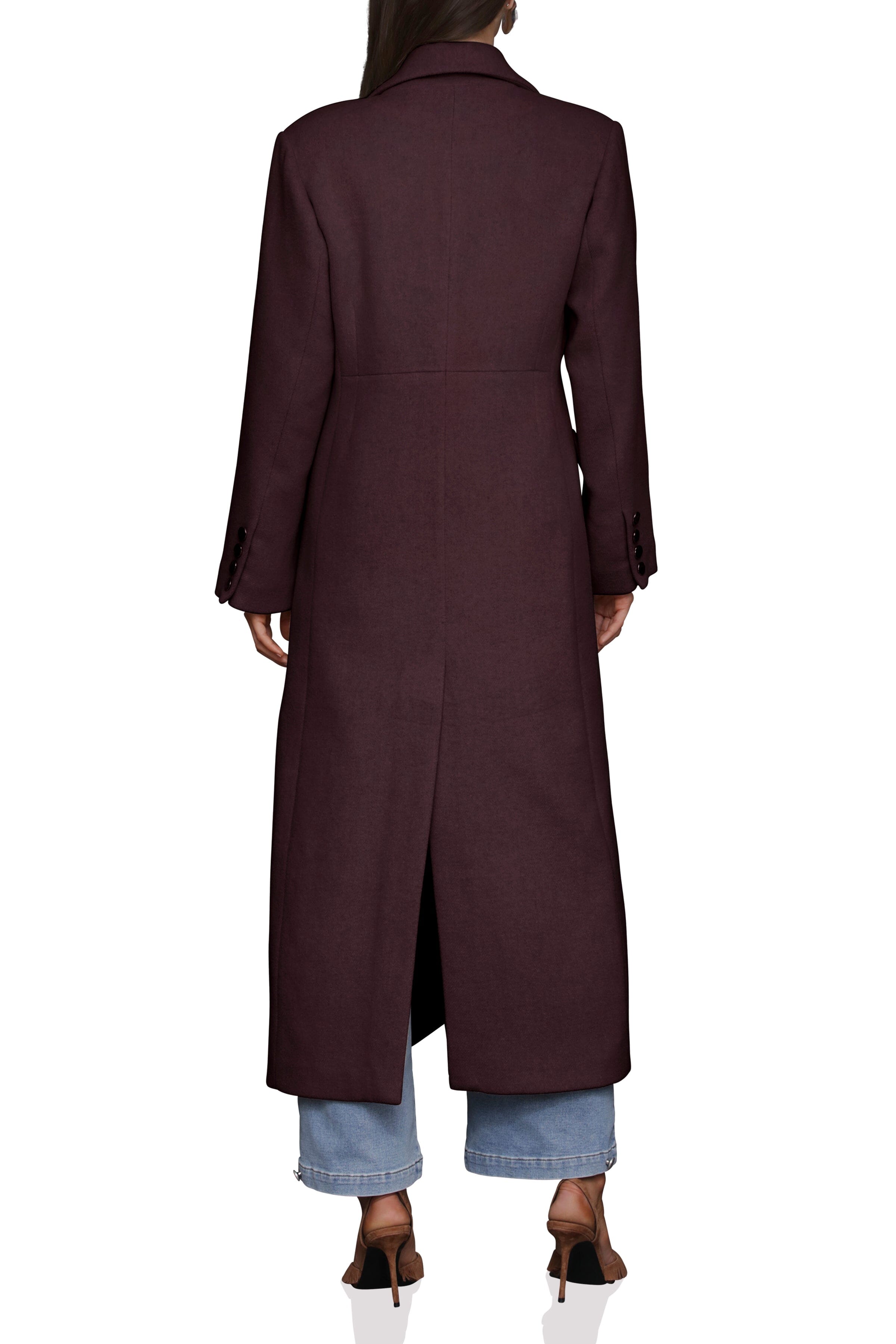 084964 Coat Strong Shoulder Tailored Bagatelle 