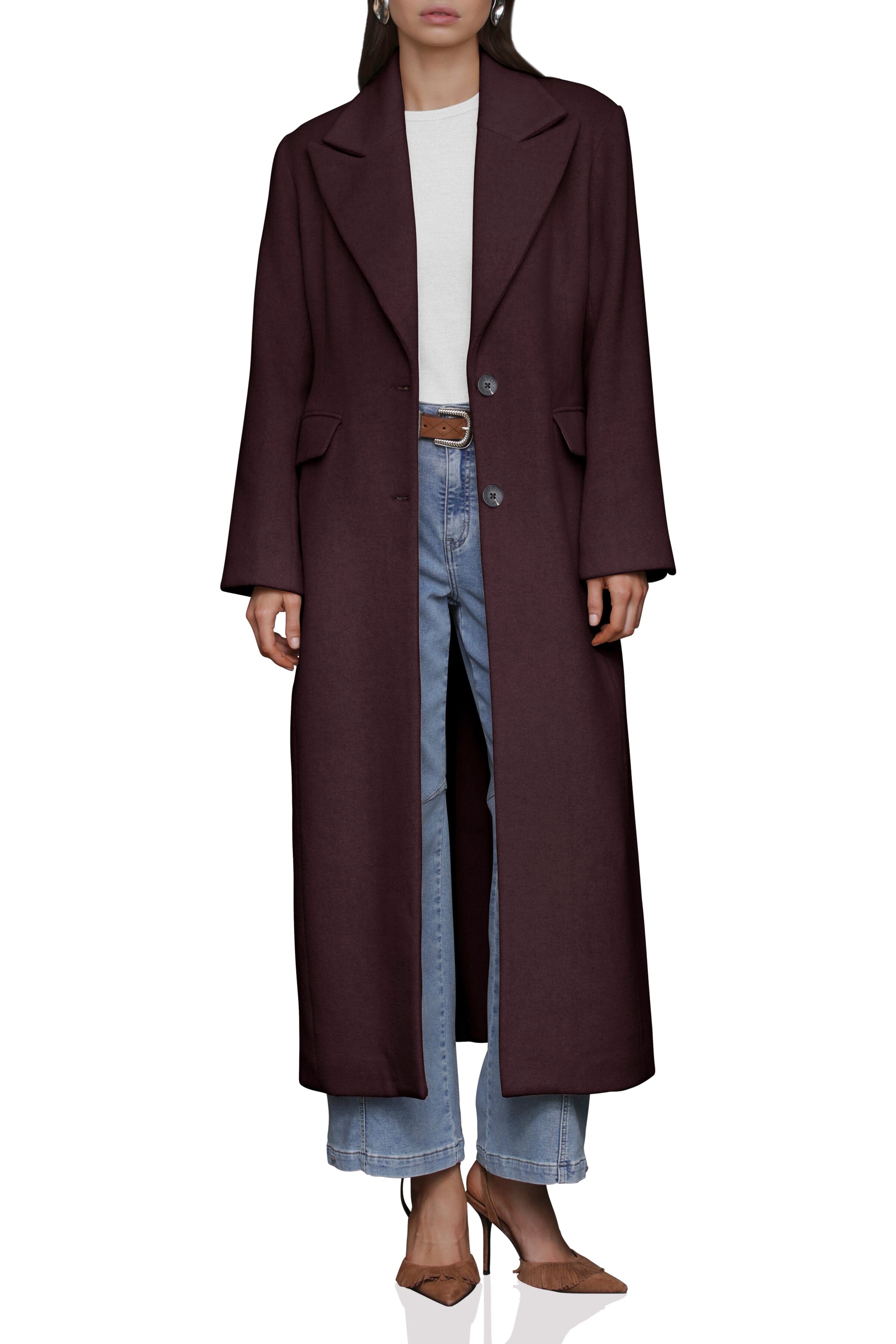 084964 Coat Strong Shoulder Tailored Bagatelle 