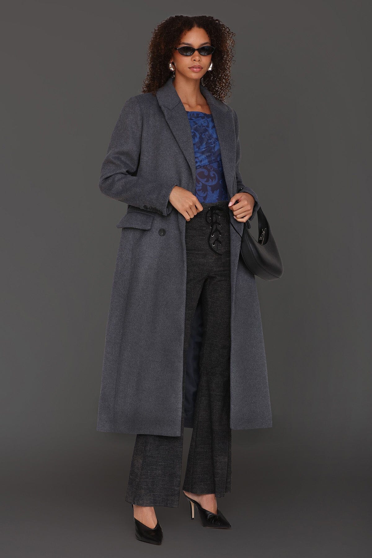Wool Blend Double Breasted Coat Coats & Jackets Avec Les Filles 