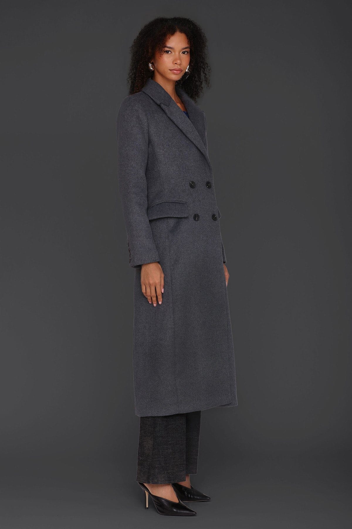 Wool Blend Double Breasted Coat Coats & Jackets Avec Les Filles 