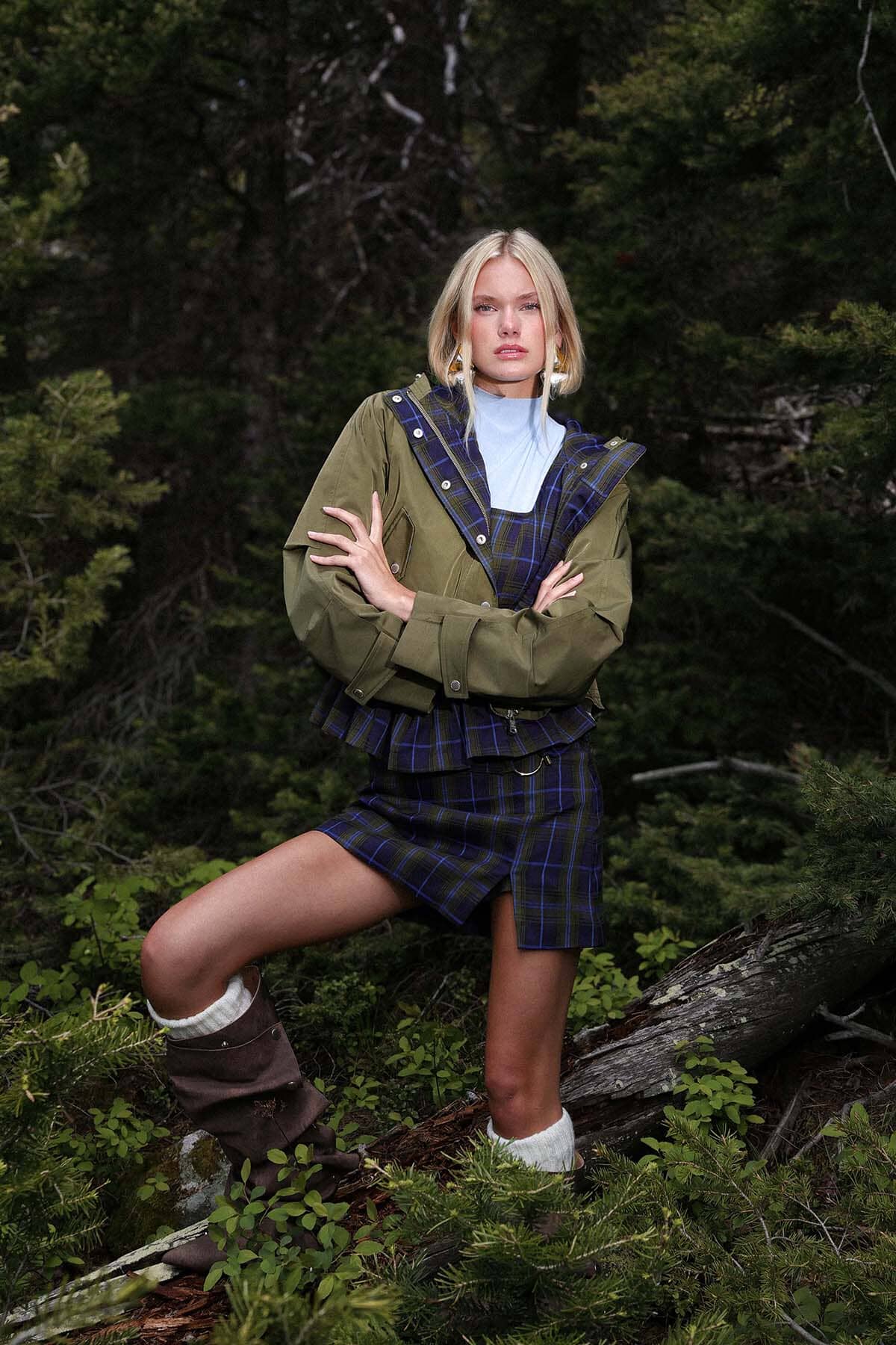 Cropped Anorak Rain Jacket Coats & Jackets Avec Les Filles 