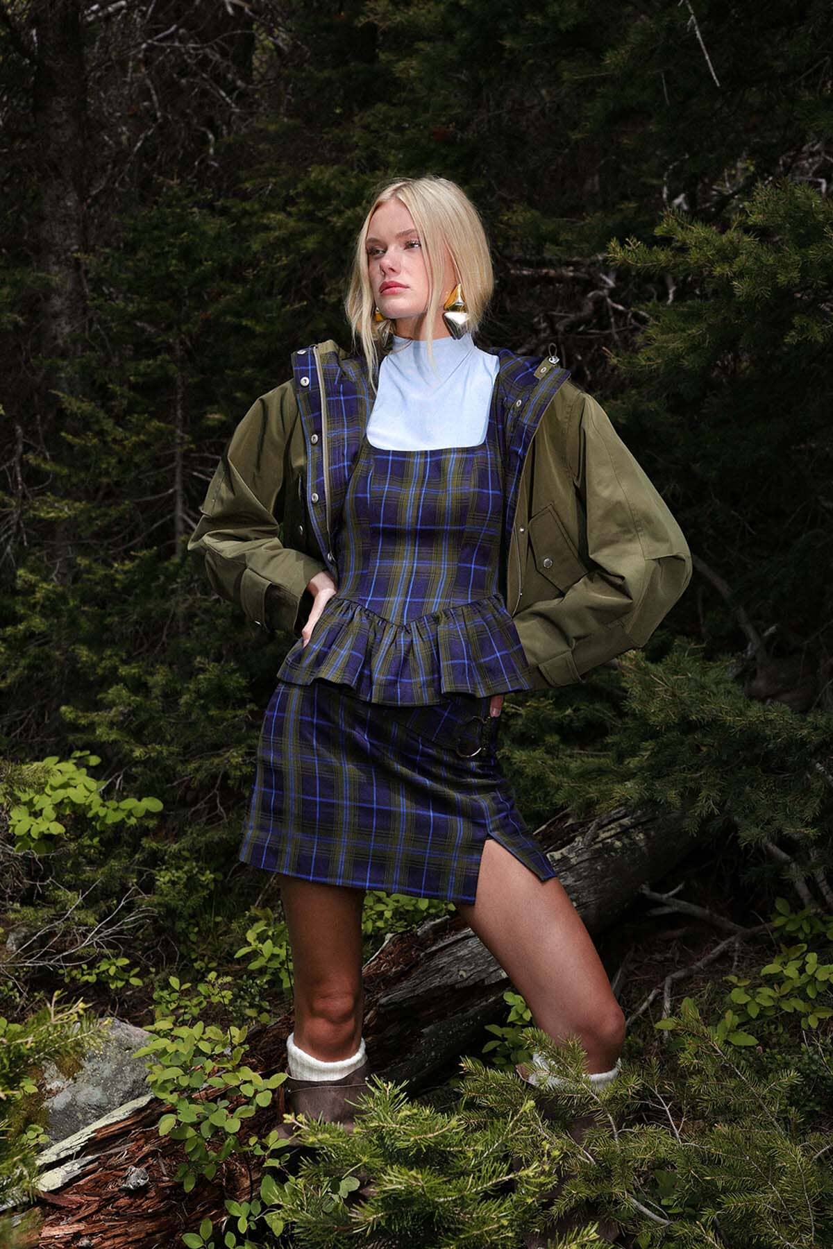 Cropped Anorak Rain Jacket Coats & Jackets Avec Les Filles 