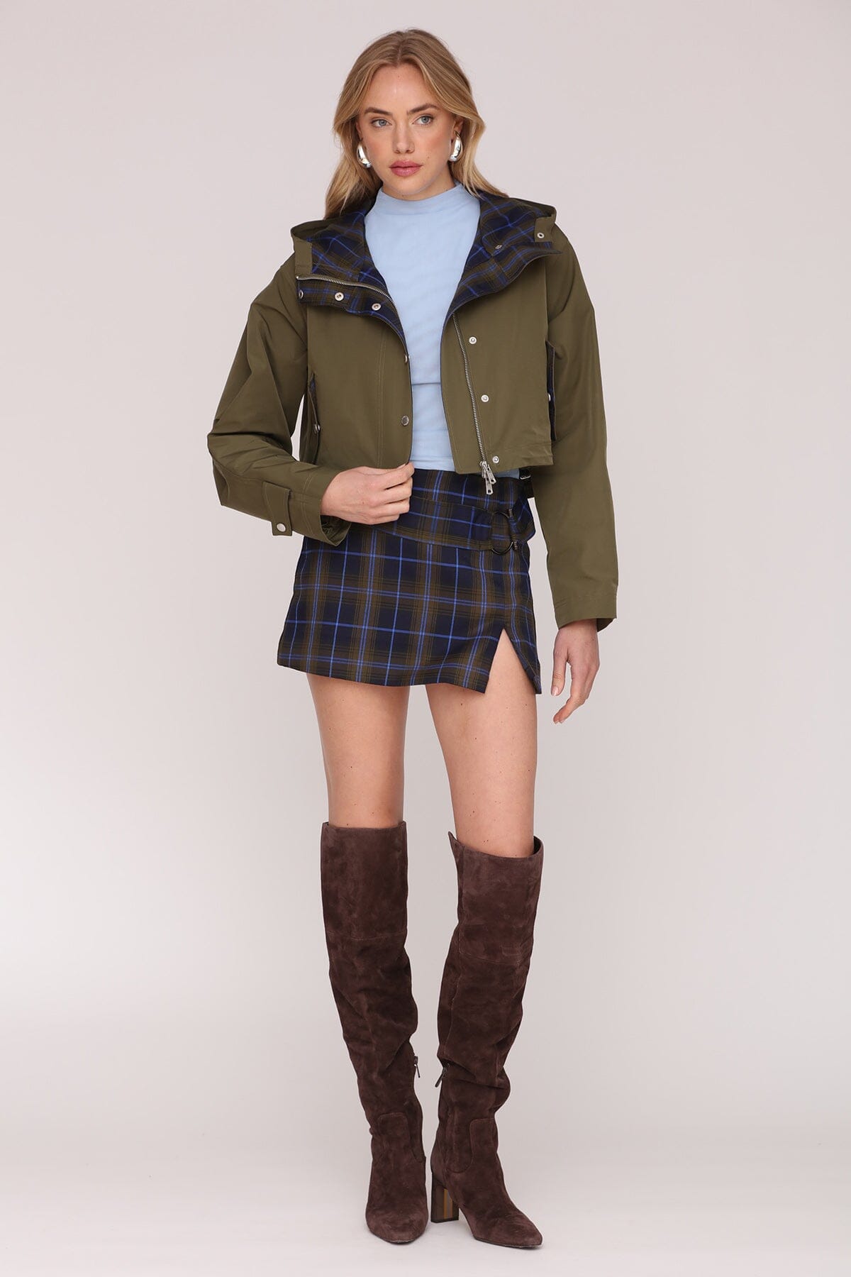 Cropped Anorak Rain Jacket Coats & Jackets Avec Les Filles 