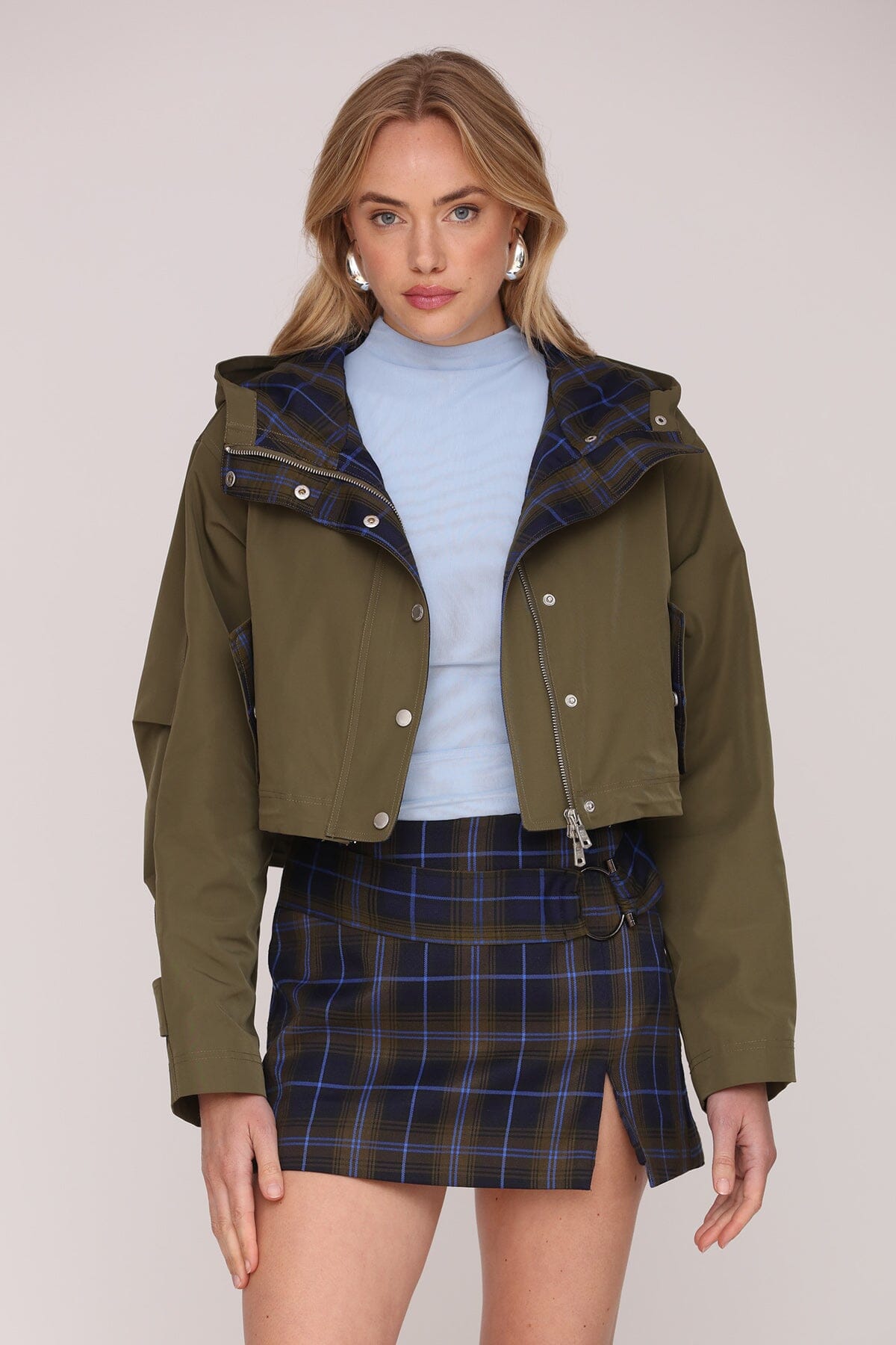 Cropped Anorak Rain Jacket Coats & Jackets Avec Les Filles 