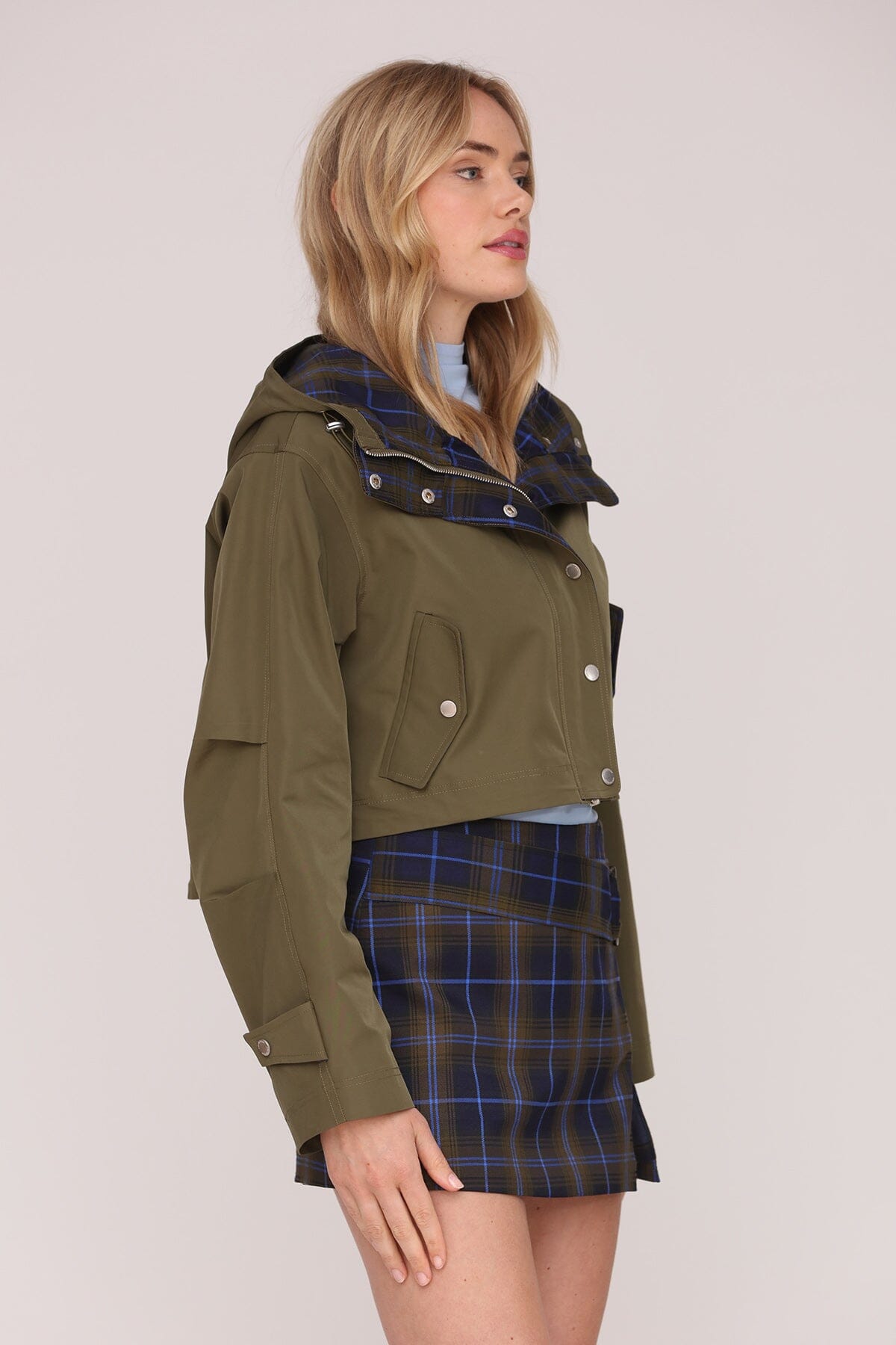 Cropped Anorak Rain Jacket Coats & Jackets Avec Les Filles 