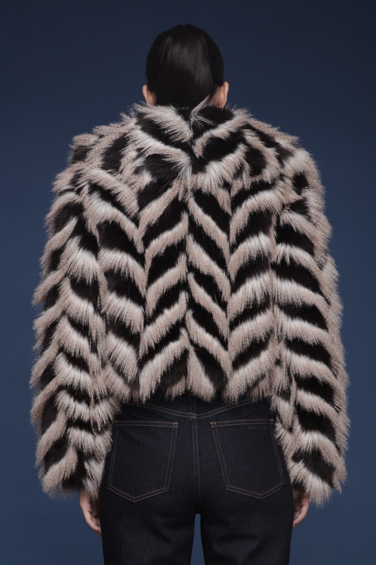 Jacket Bigger Collar Cropped Coats & Jackets Avec Les Filles 