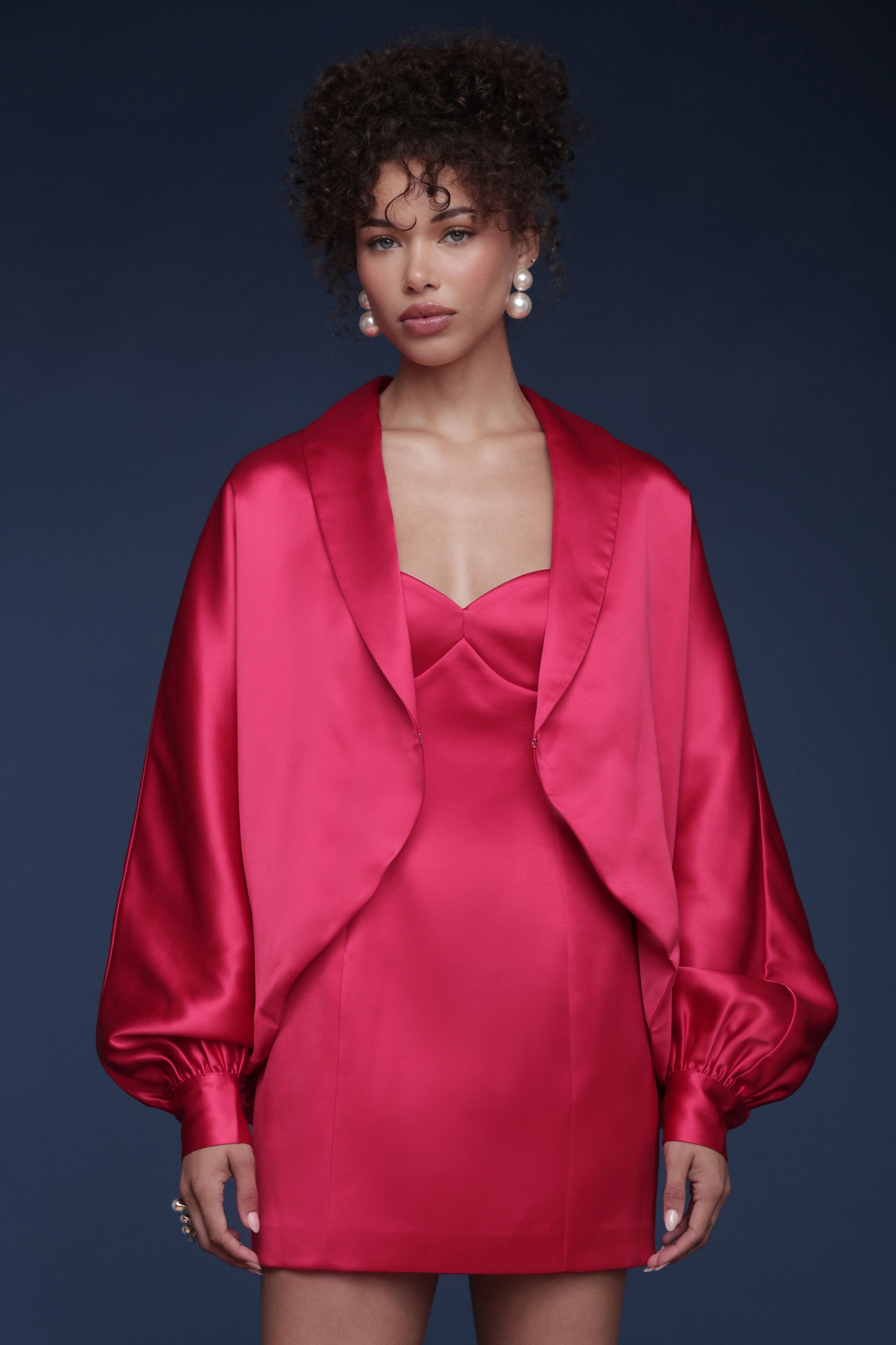 Oversized Dolman Sleeve Jacket Coats & Jackets Avec Les Filles 