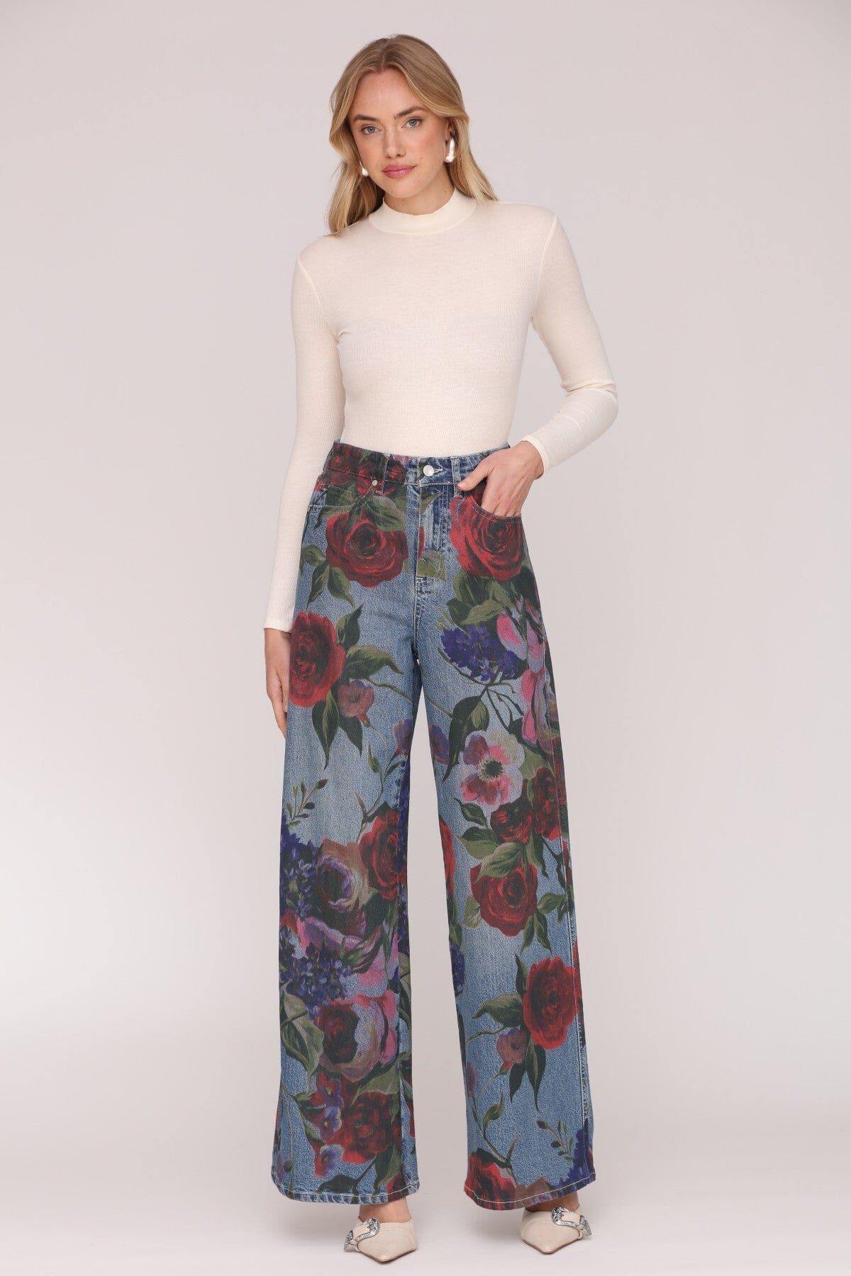 Pant High Rise Wide Leg Pants Avec Les Filles 