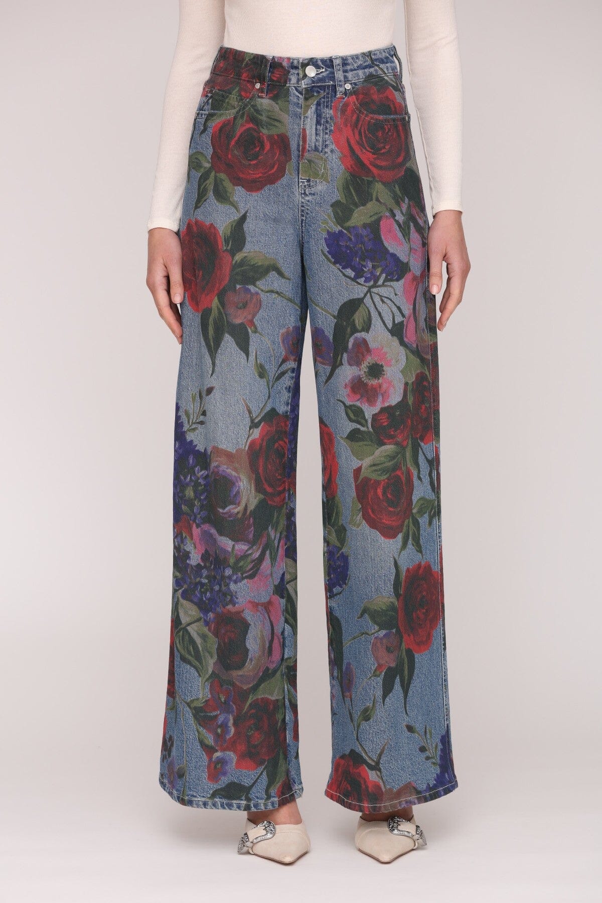 Pant High Rise Wide Leg Pants Avec Les Filles 