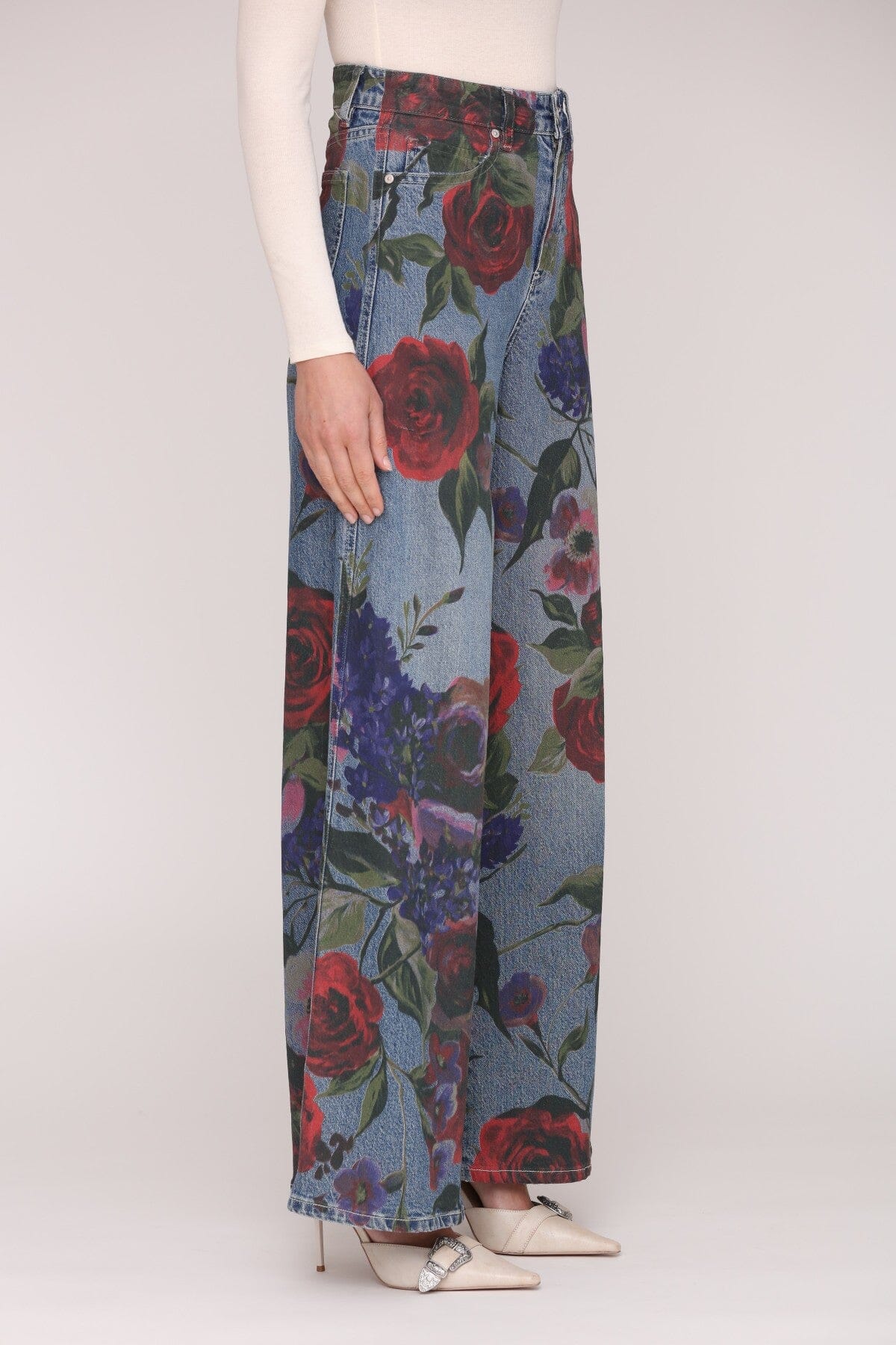 Pant High Rise Wide Leg Pants Avec Les Filles 