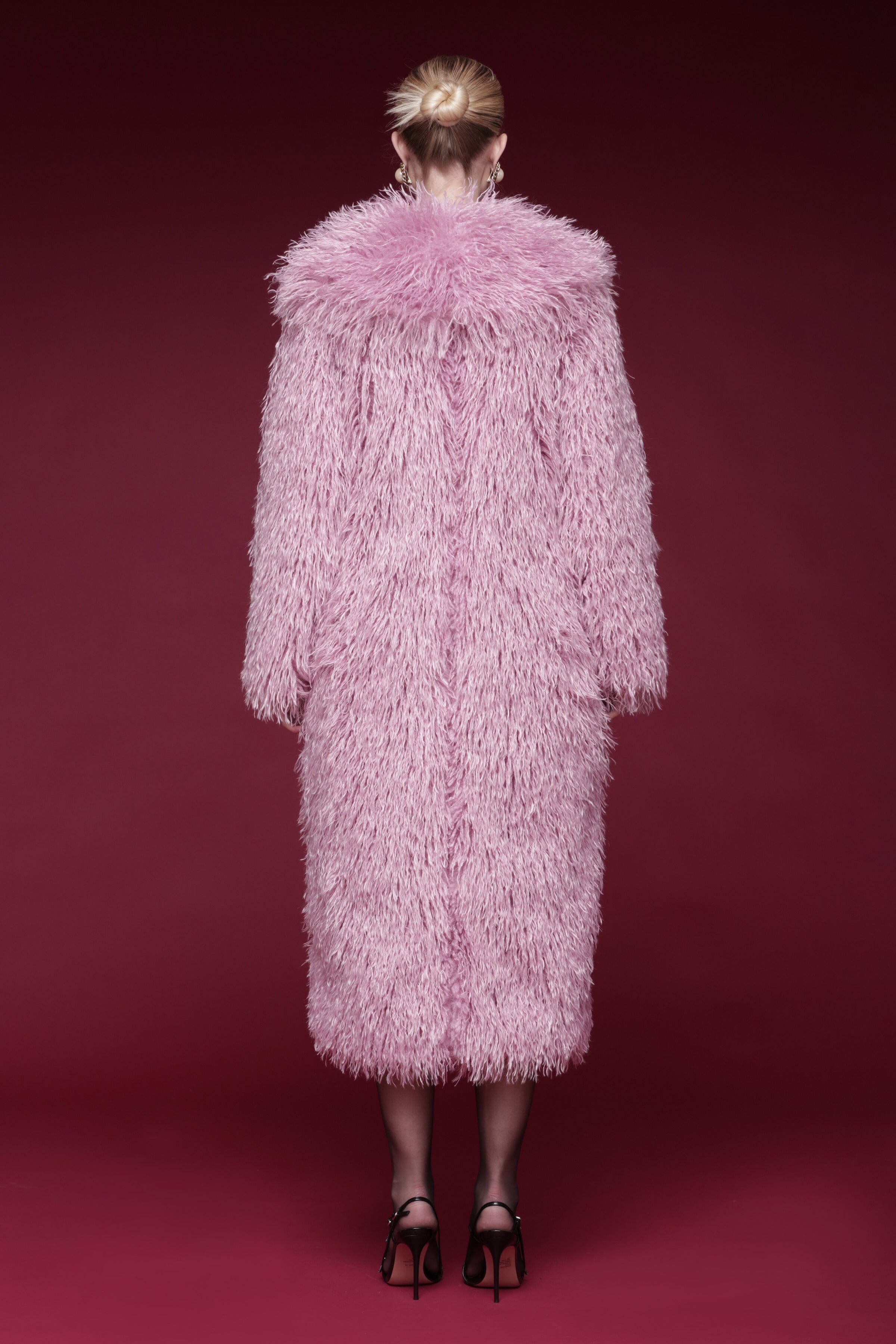 Mongolian Faux Fur Maxi Coat Coats & Jackets Avec Les Filles 