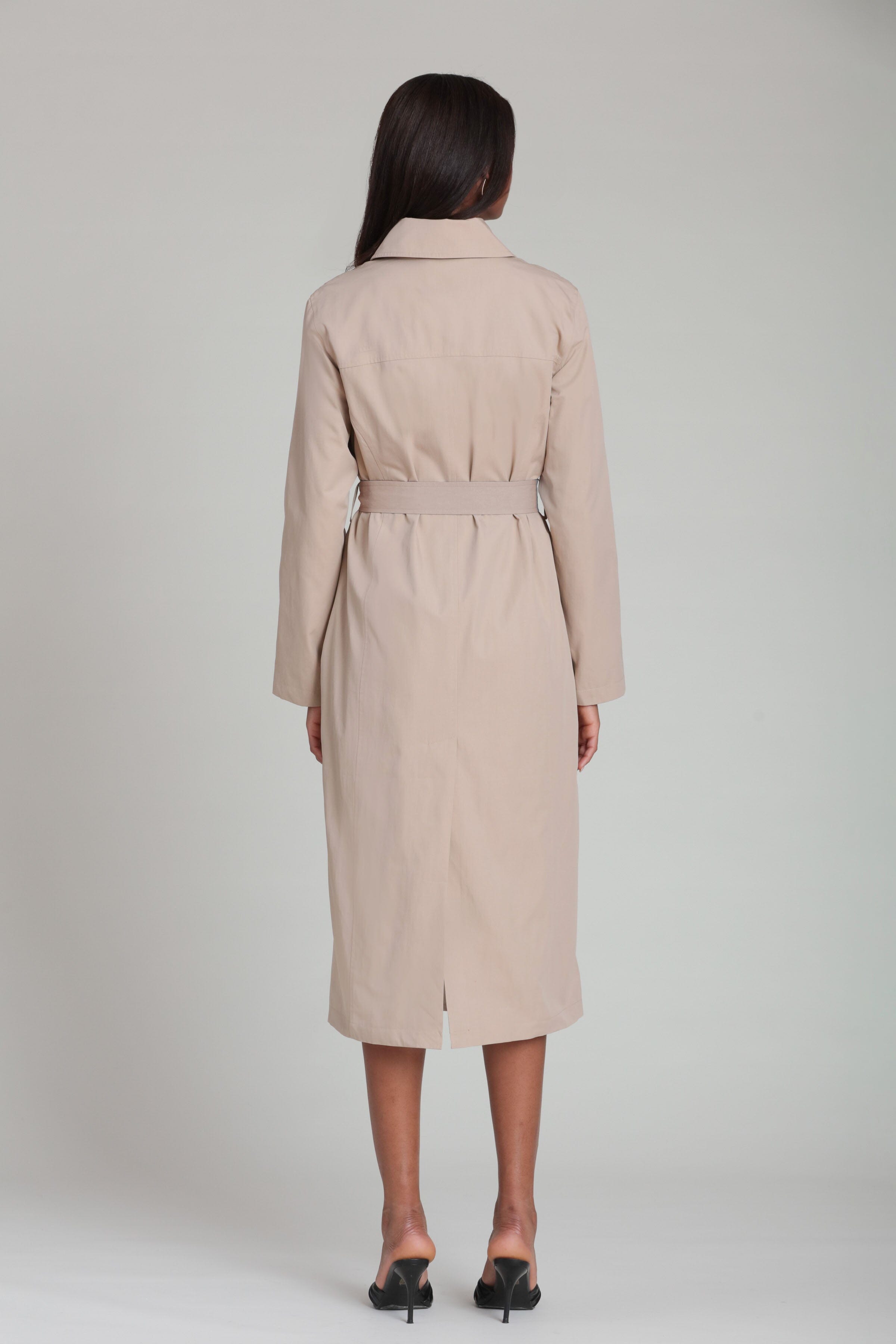 Minimalist Cotton Nylon Trench Coat Coats & Jackets Avec Les Filles 