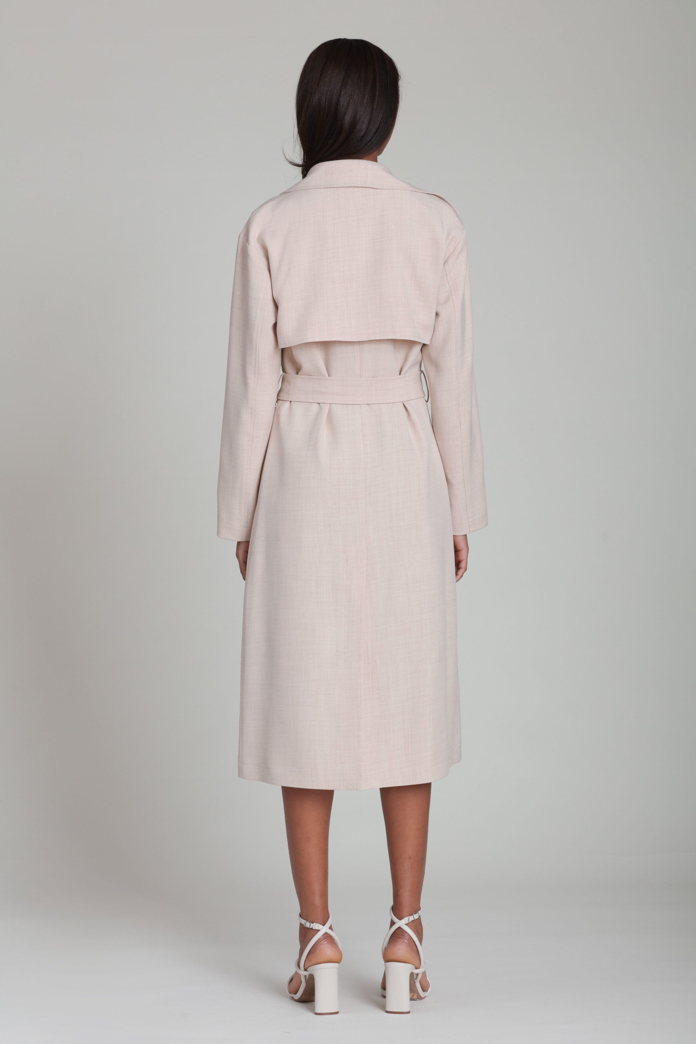 Waterfall Drape Trench Coat Coats & Jackets Avec Les Filles 