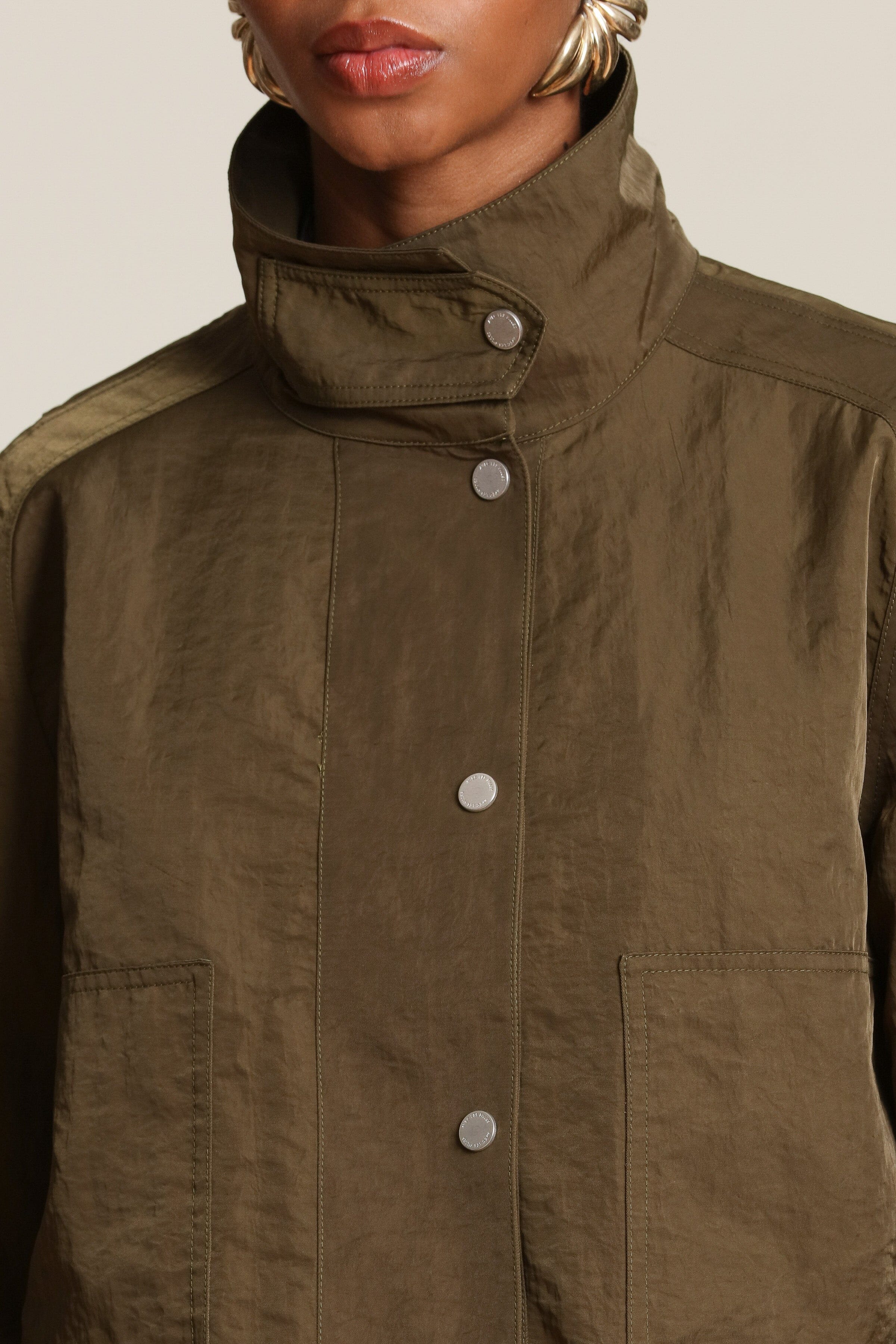 Jacket Anorak with Drawstring Coats & Jackets Avec Les Filles 