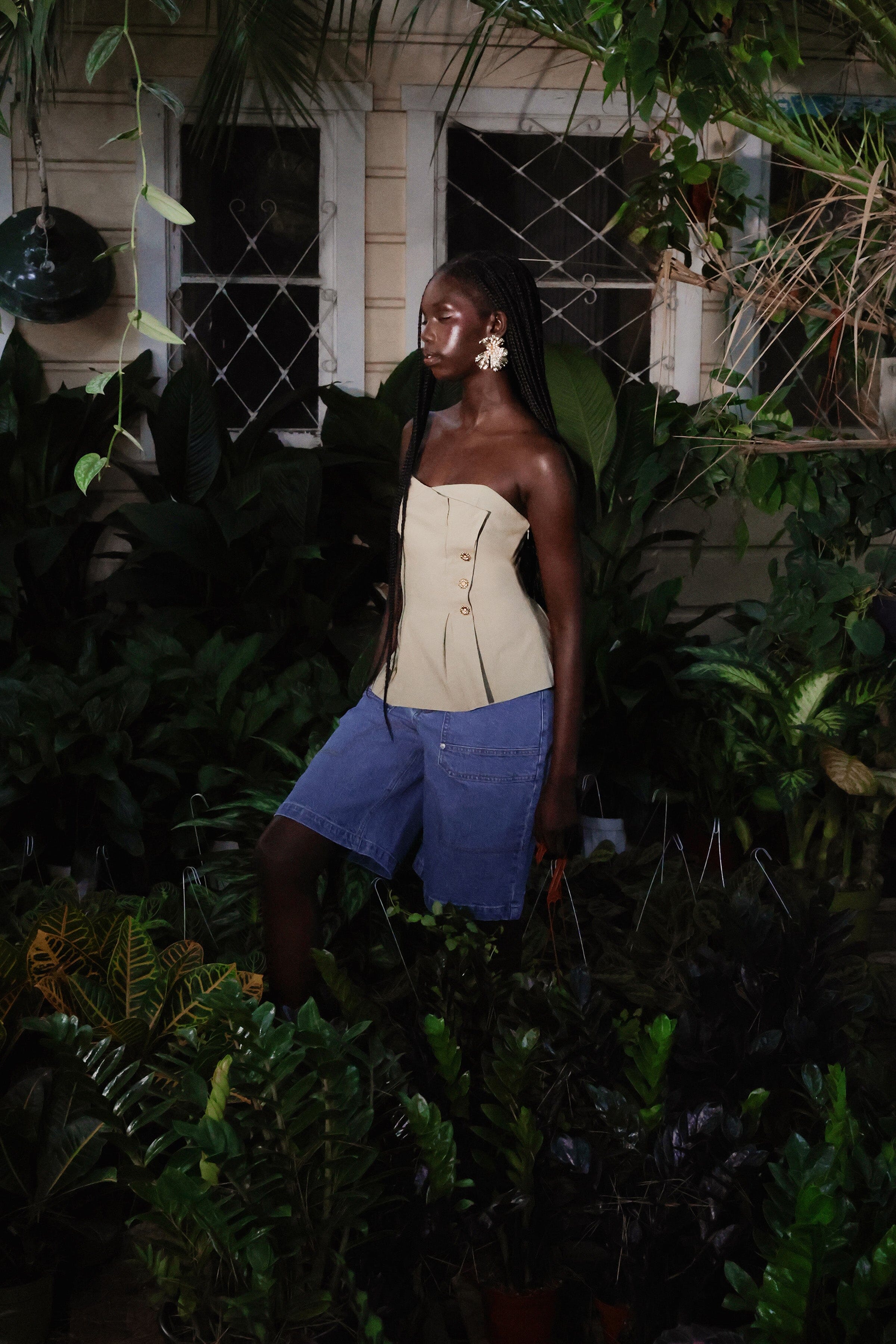 Strapless Peplum Bustier Top Shirts & Tops Avec Les Filles 