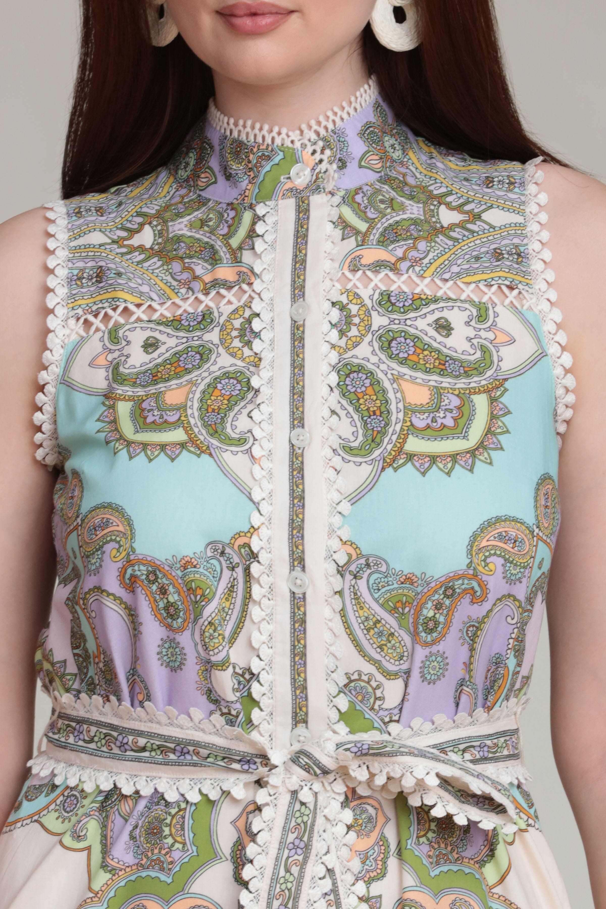 maxi dress muslim Marseille Embroidered Maxi Gown