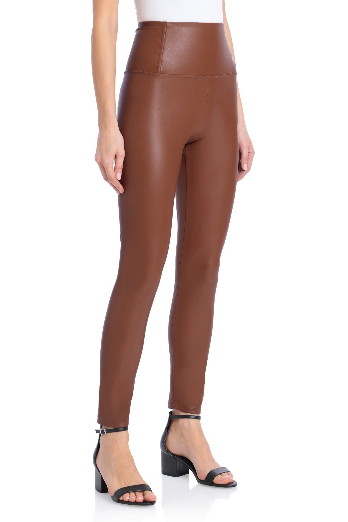 Faux Leather Liquid Legging Bottoms Avec Les Filles x Bagatelle 