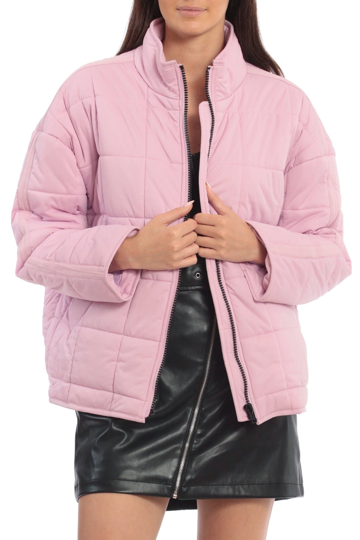 Quilt Zip Up Jacket Coats & Jackets Avec Les Filles L Peony 