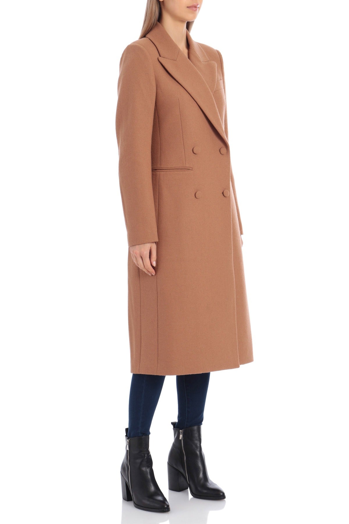 Double-Breasted Tailored Coat Outerwear Avec Les Filles 