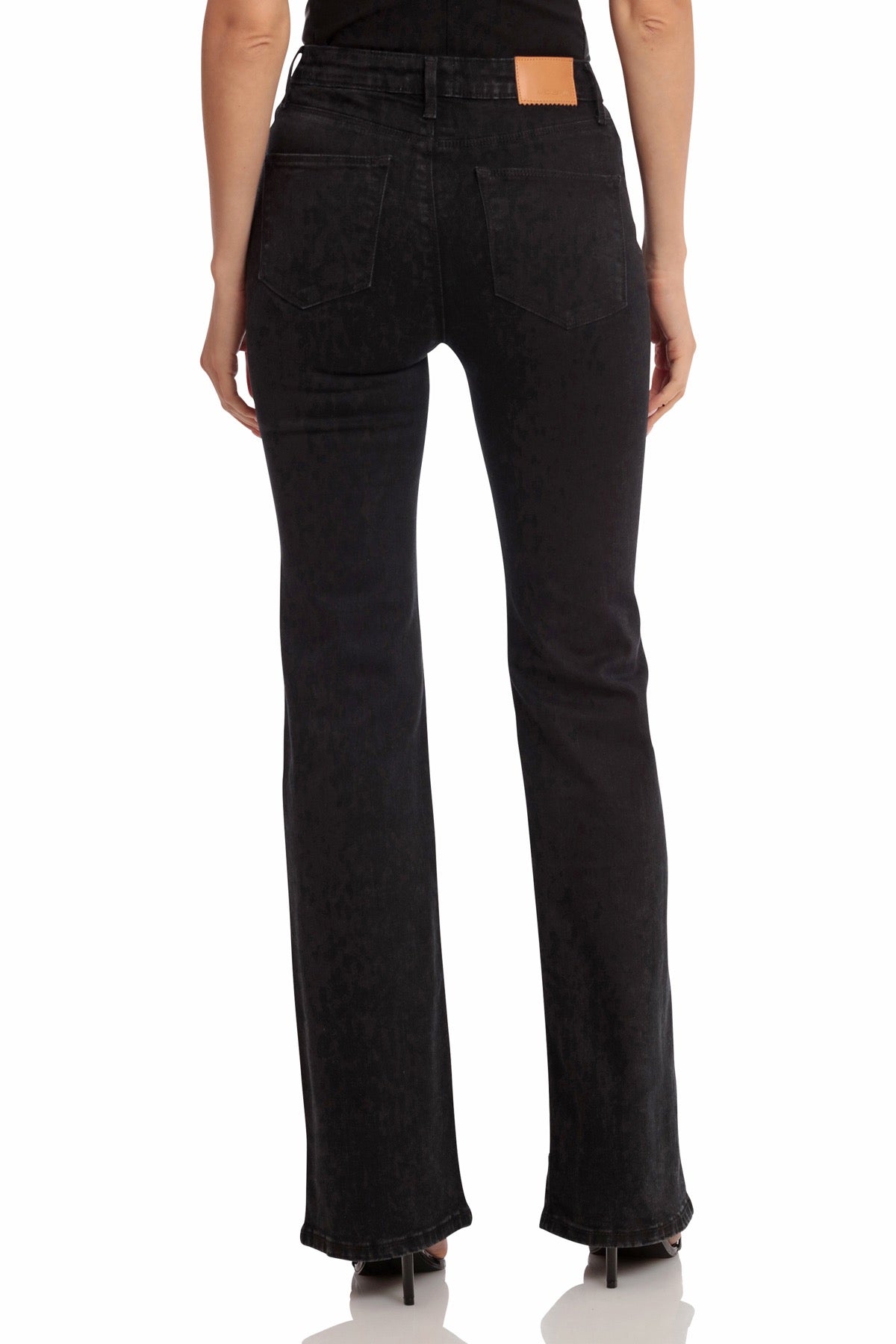 Women s High Waist Sculpt Flared Jeans Denim Pants Avec Les Filles