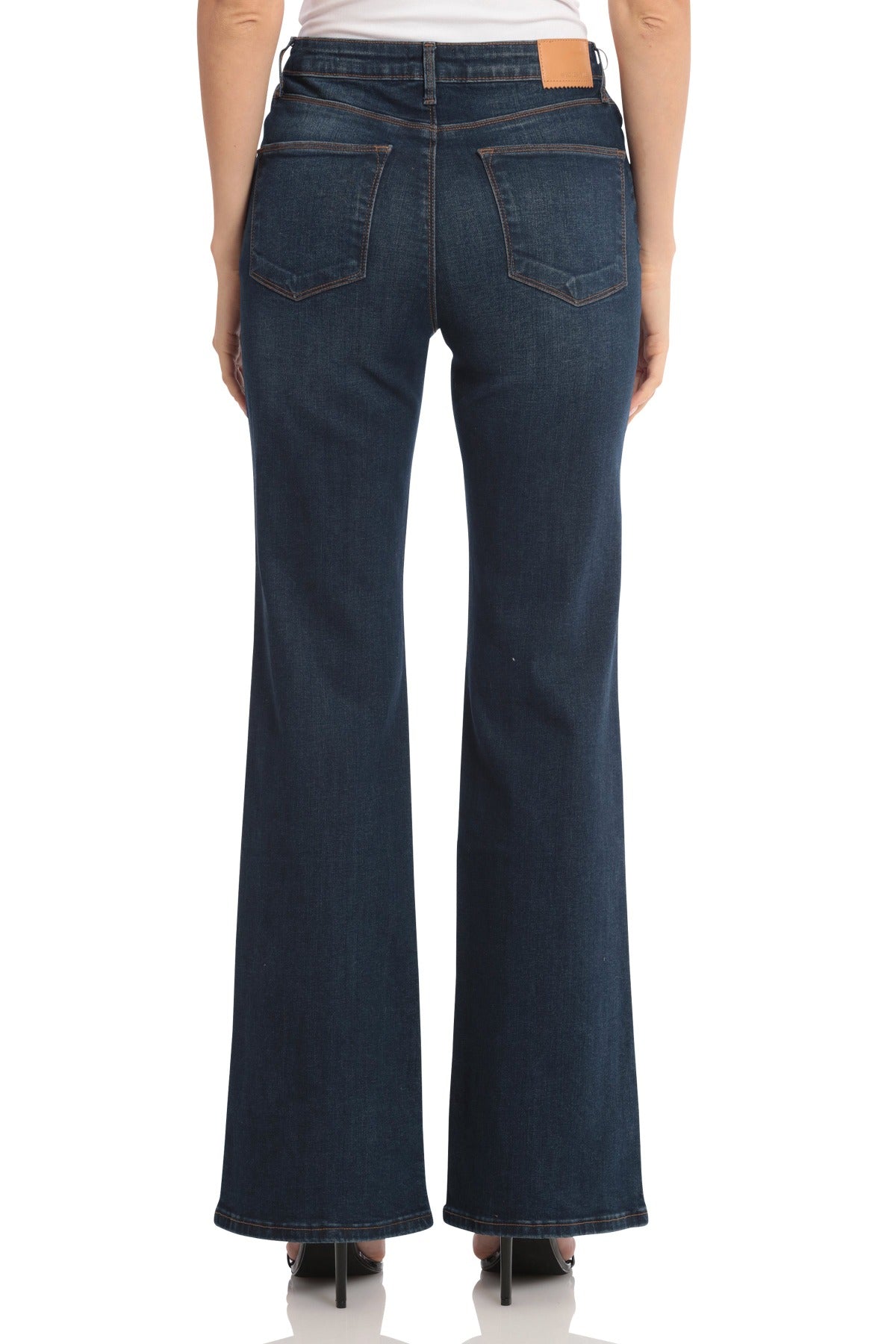 Ladies flare leg jeans discount